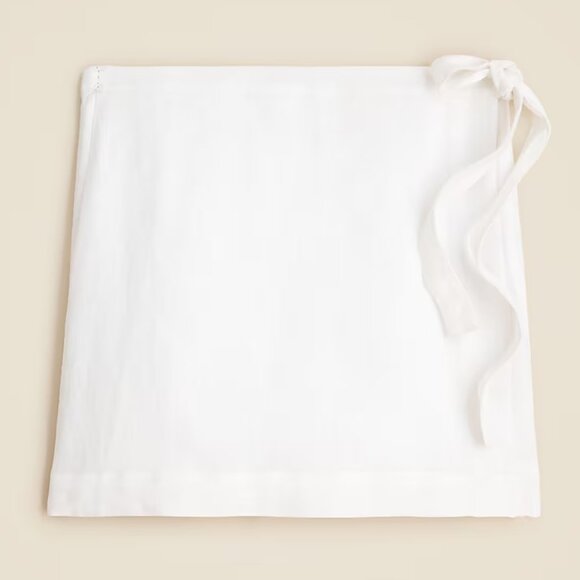 J. Crew Wrap skirt in linen Size 00 - Picture 1 of 10